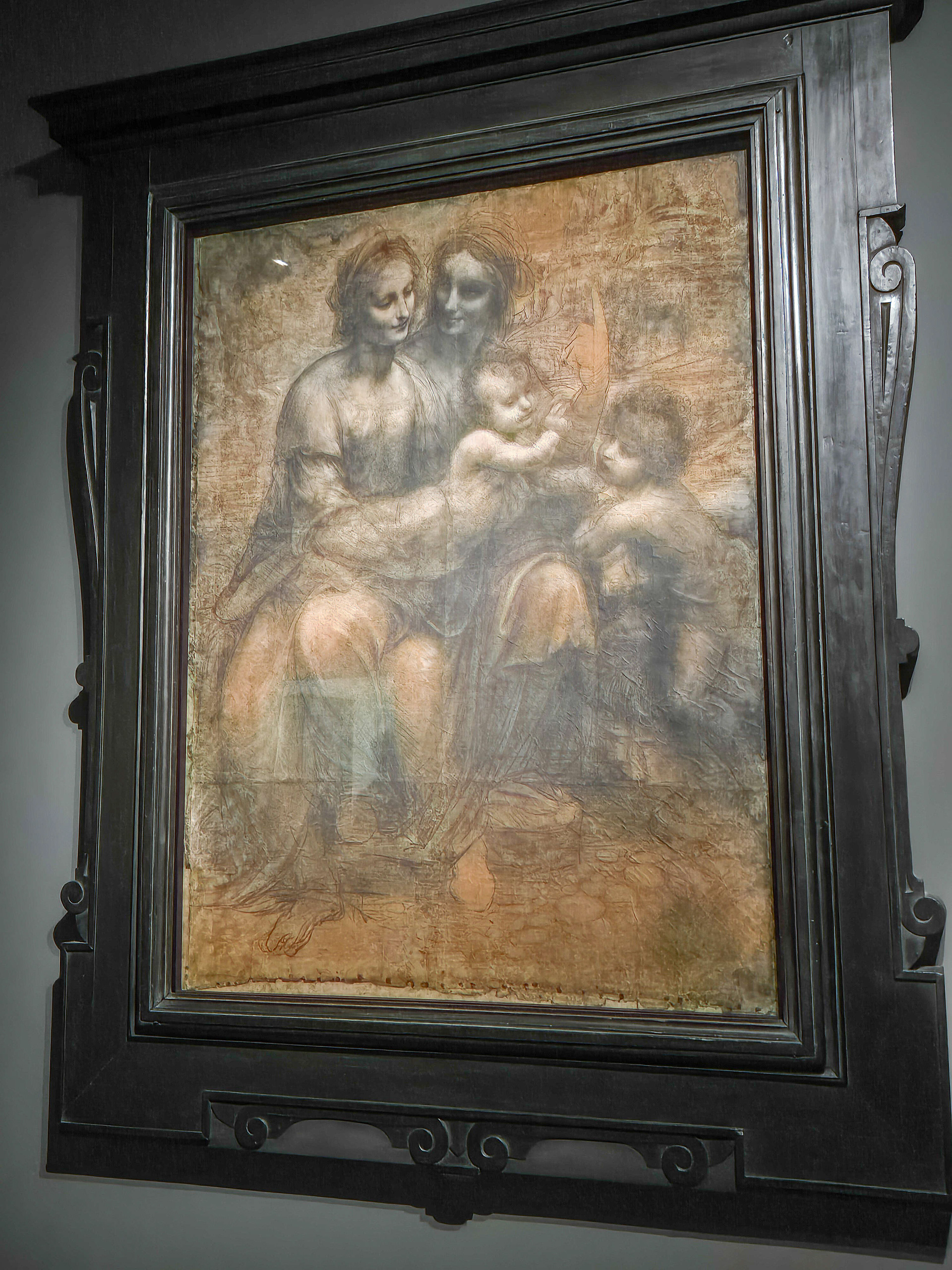 The Burlington House Cartoon - Leonardo DaVInci - 1506