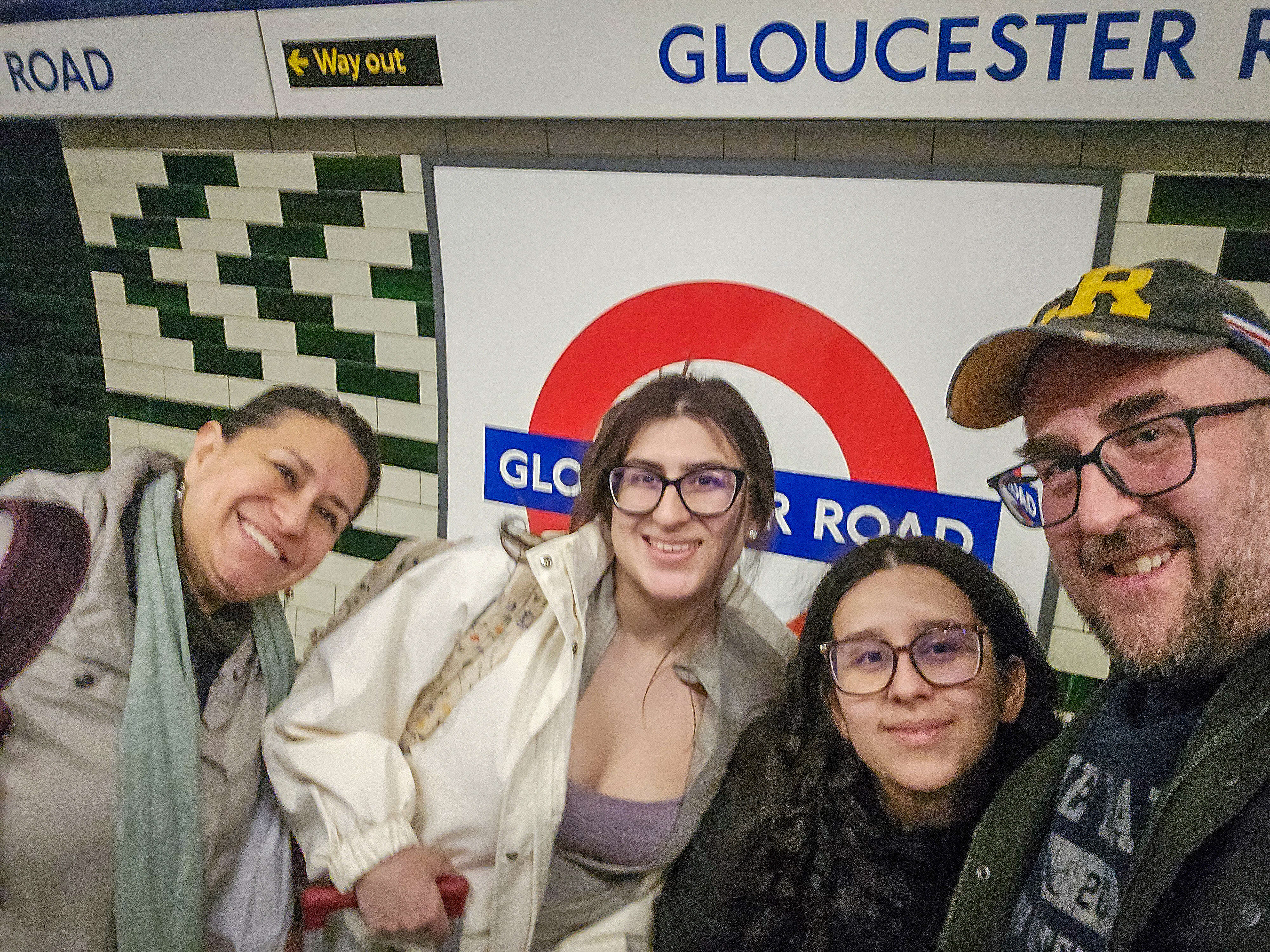 Arriving in London...