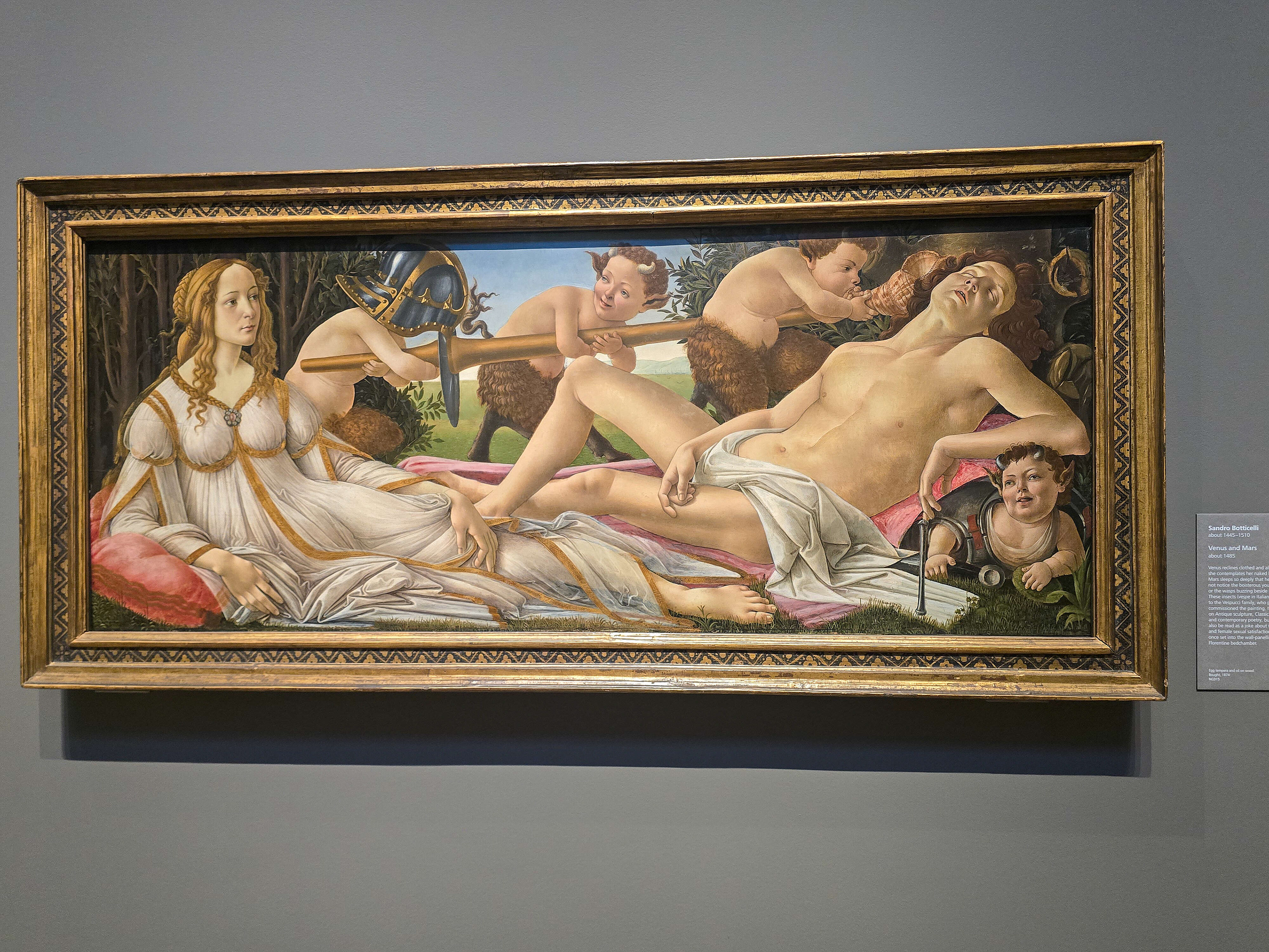 Venus and Mars - Sandro Botticelli - 1485