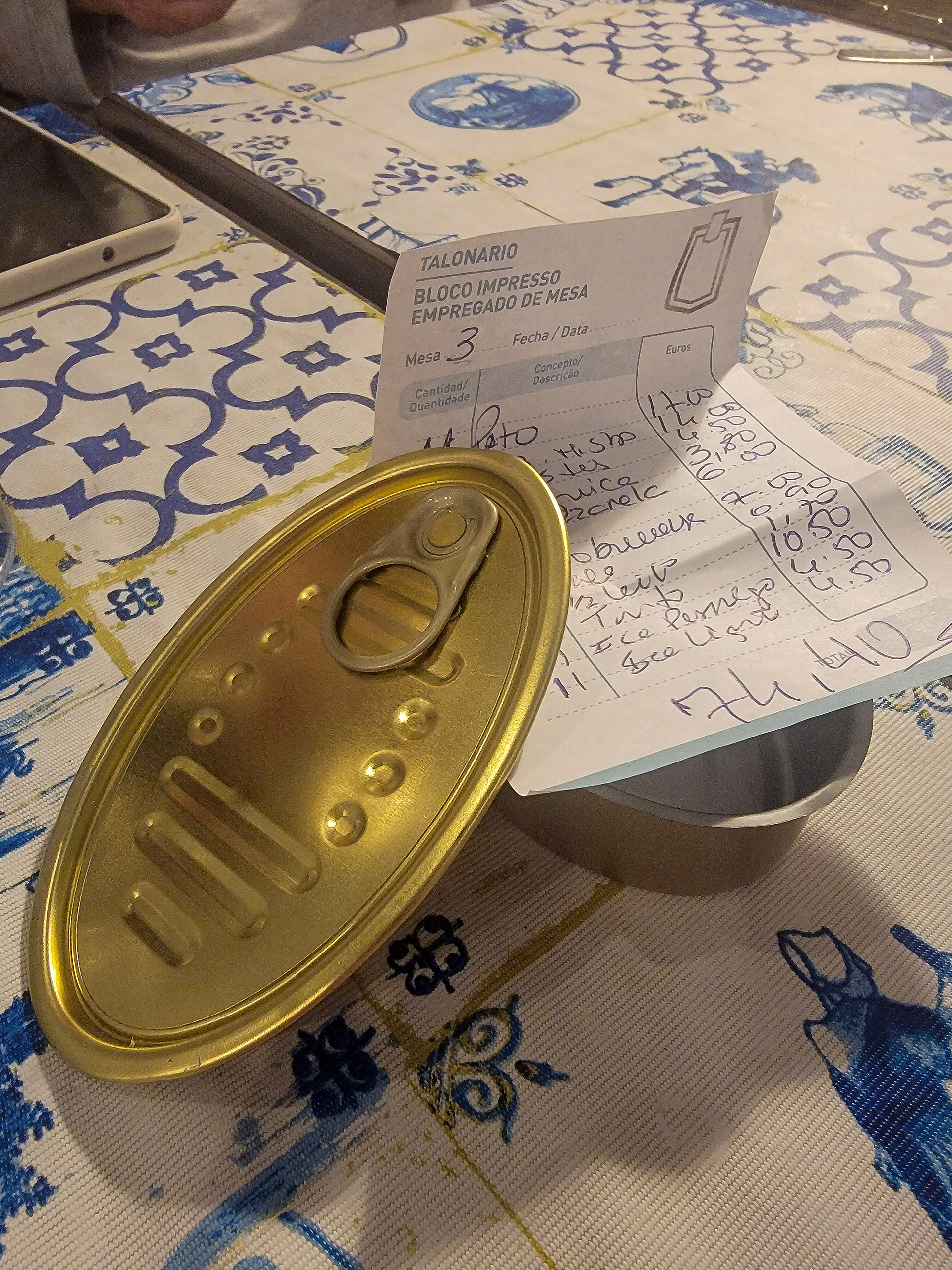 Sardine Tin Check Cover