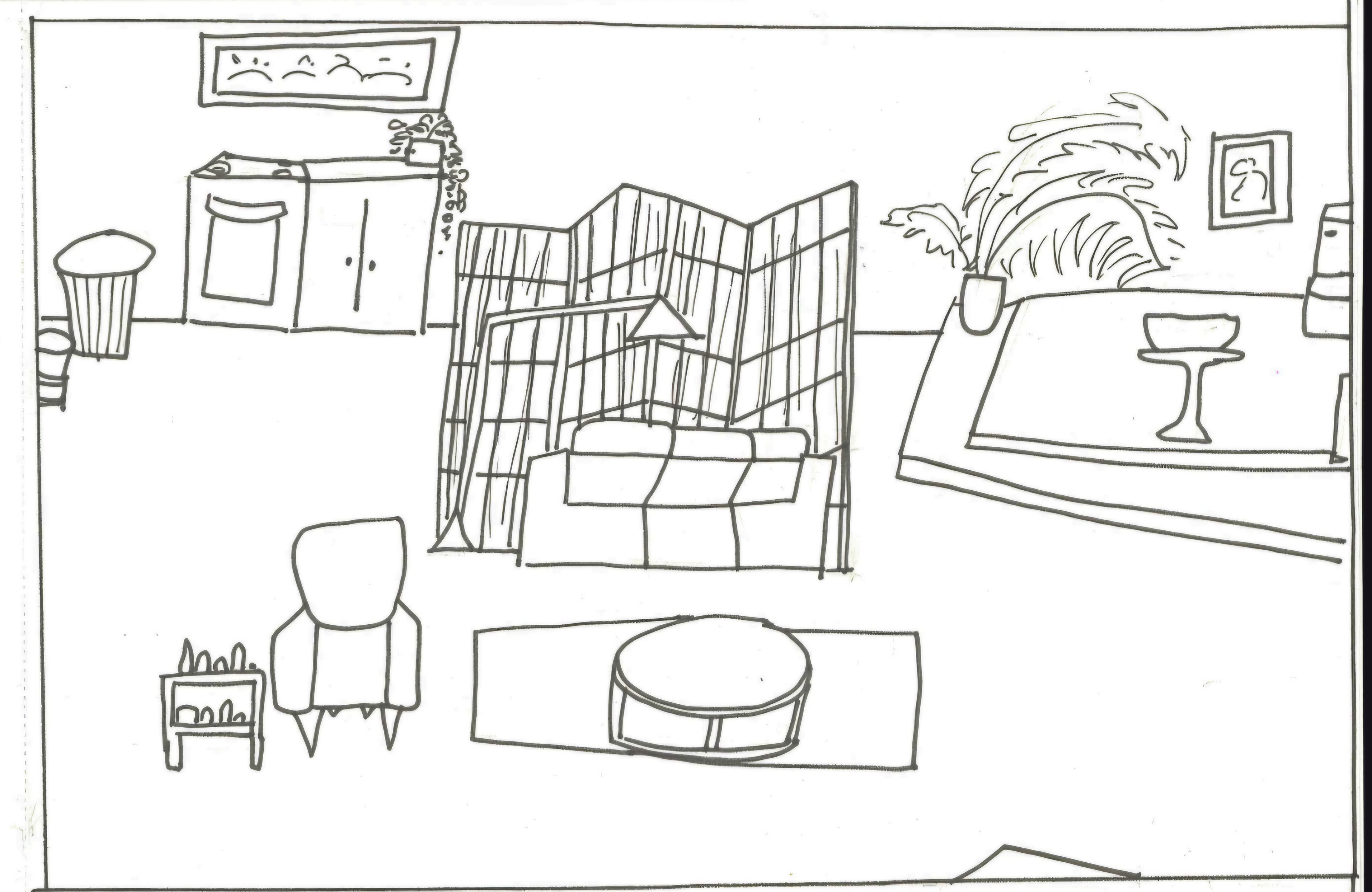 'Lime' - Set Design Sketch, Full Set