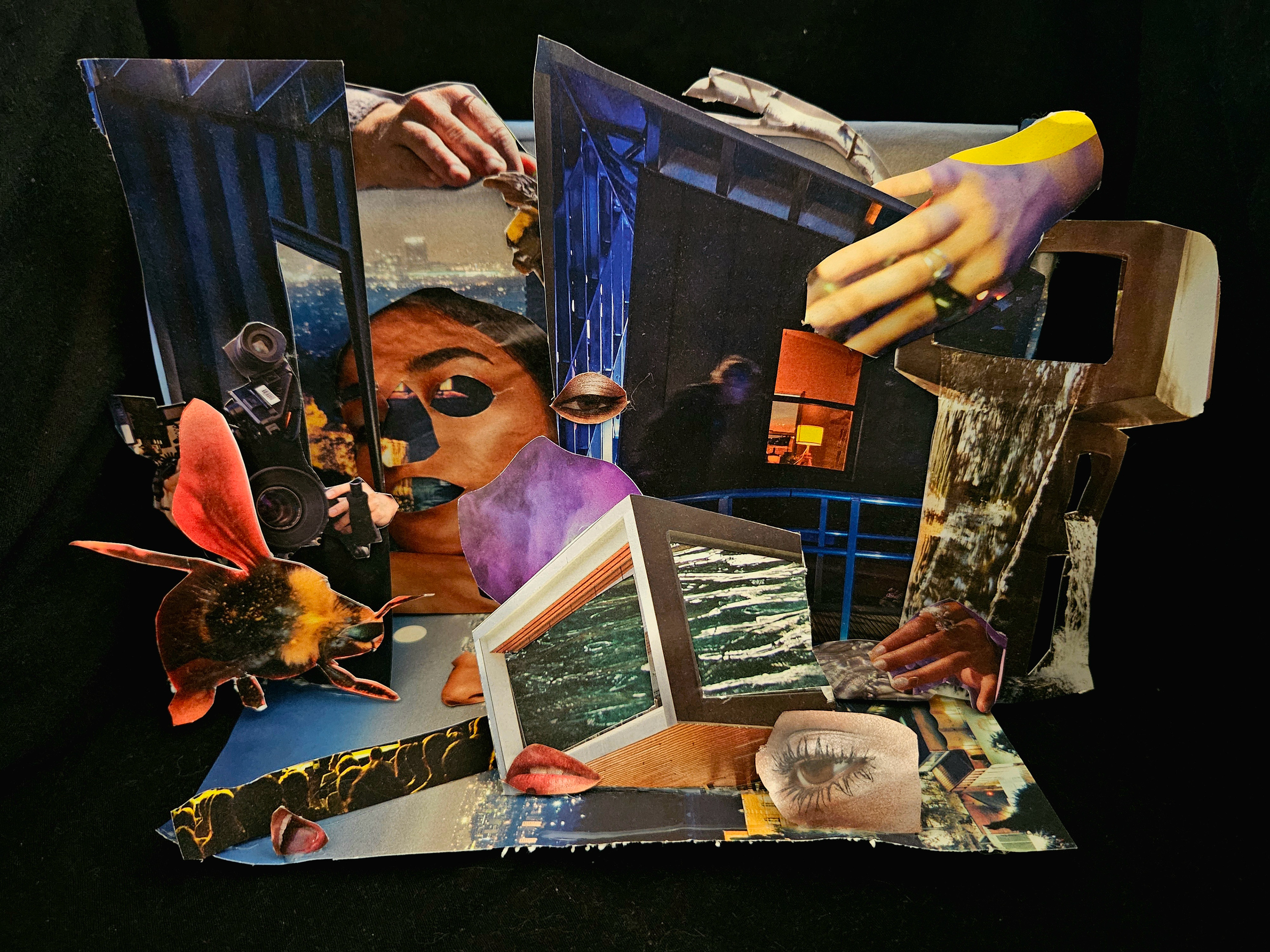 "The Moment" - 3D Collage (2024)