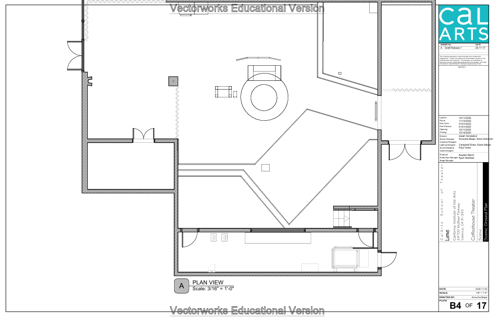 'Lime' - Set Drafts, Ground Plan