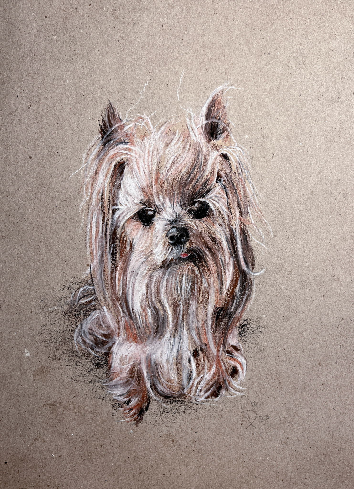 Ben , uhel na papíře, 14,9 x 21  cm, 2022 / Ben, charcoal on paper, 14,9 x 21 cm, 2022