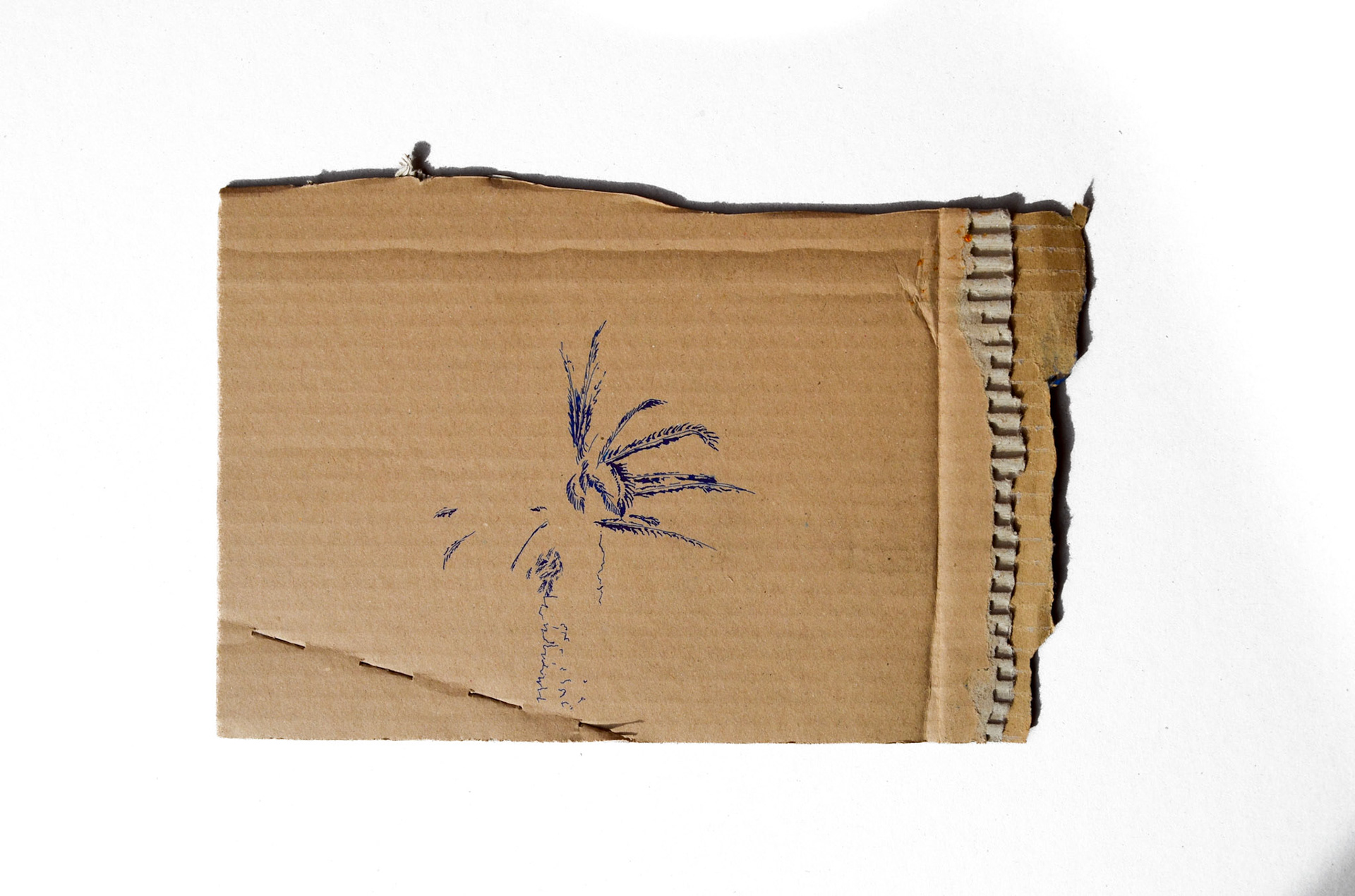 Momentka 1, tuš na kartonu, 2015/ Moment , ink on carton, 2015