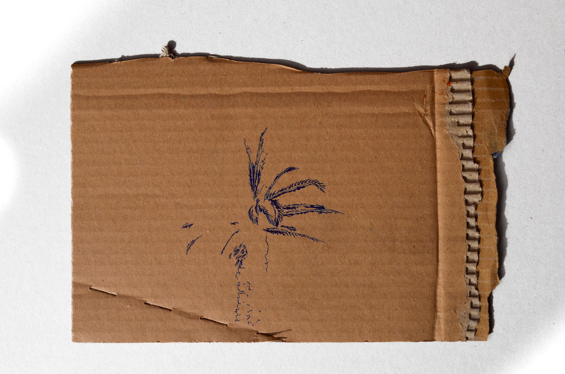 Momentka 1, tuš na kartonu, 2015/ Moment , ink on carton, 2015