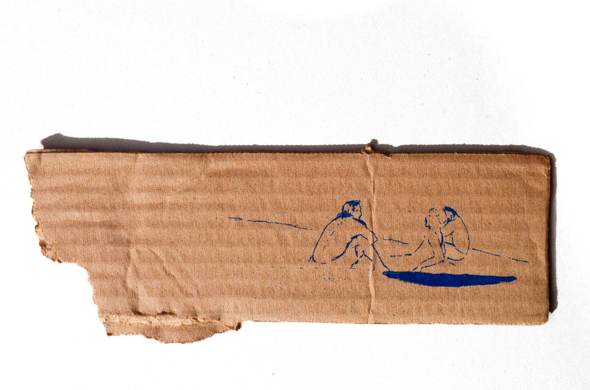 Momentka 1, tuš na kartonu, 2015/ Moment , ink on carton, 2015