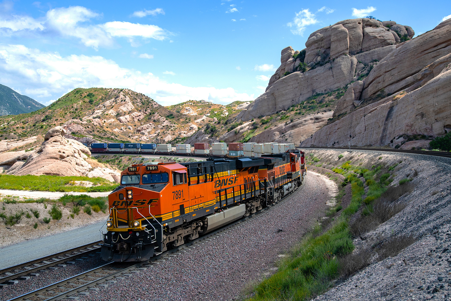 Sullivan's Curve, Cajon Pass, California