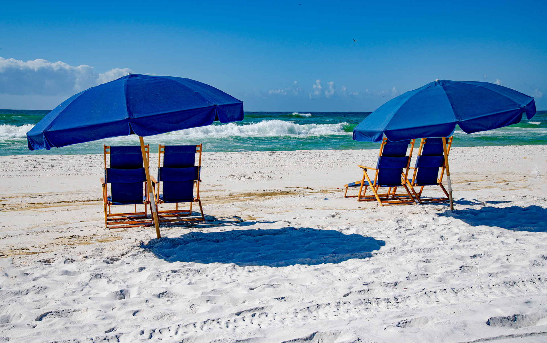 Beach Chairs Awaiting Guests, Okaloosa Island, Florida