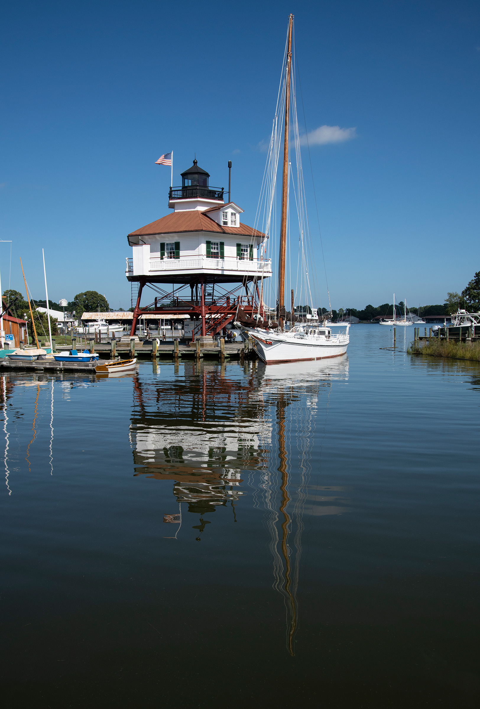 Drum Point Lighthouse, Calvert Marine Museum, Maryland