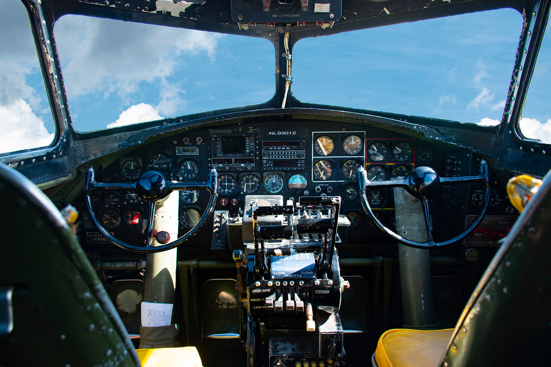 B-17 Flying Fortress Cockpit, Vero Beach, Florida