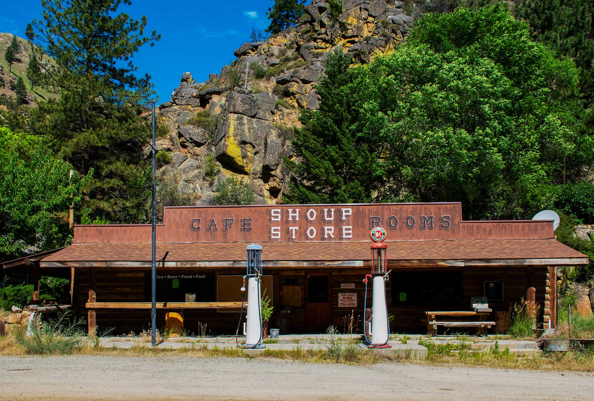 Downtown Shoup, Idaho