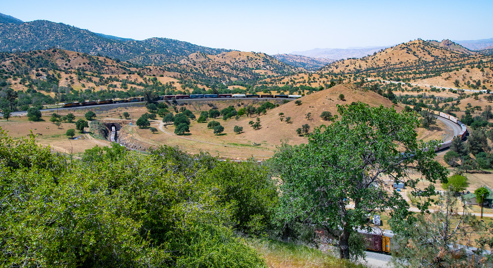 Tehachapi Loop Panorama, California