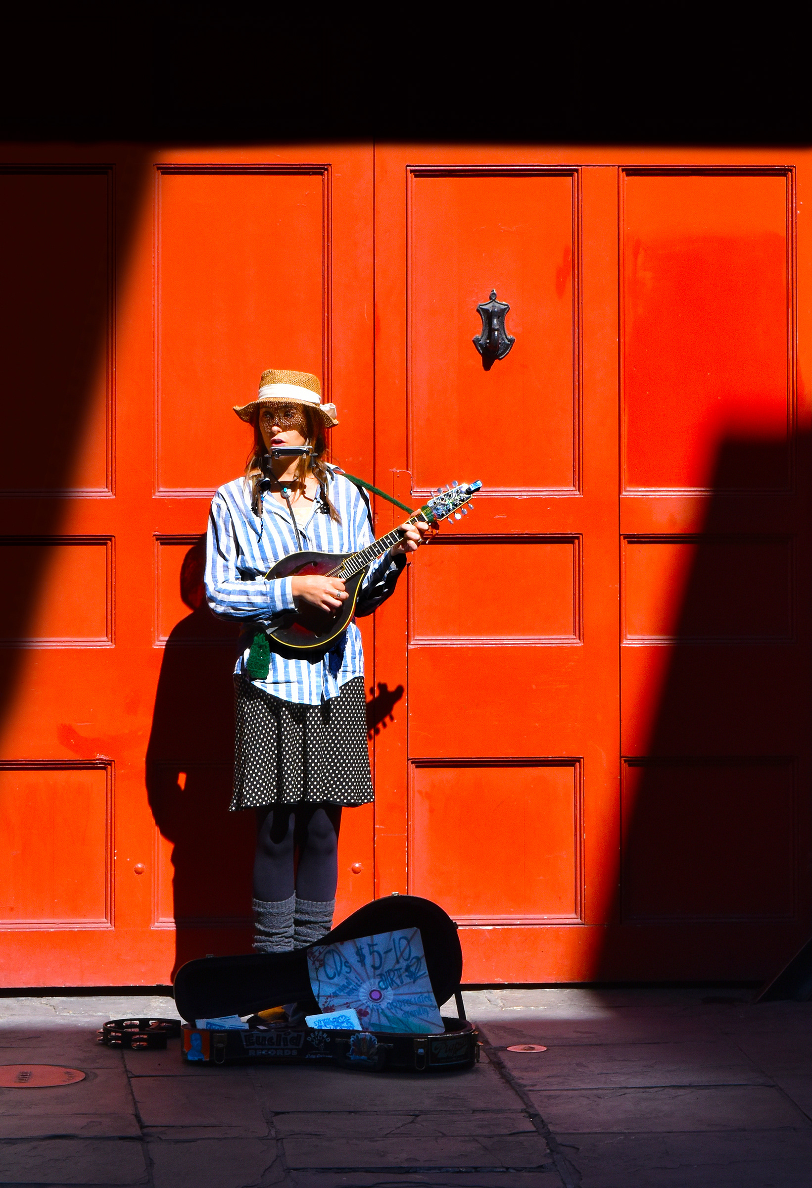 Busker in the French Quarter, New Orleans