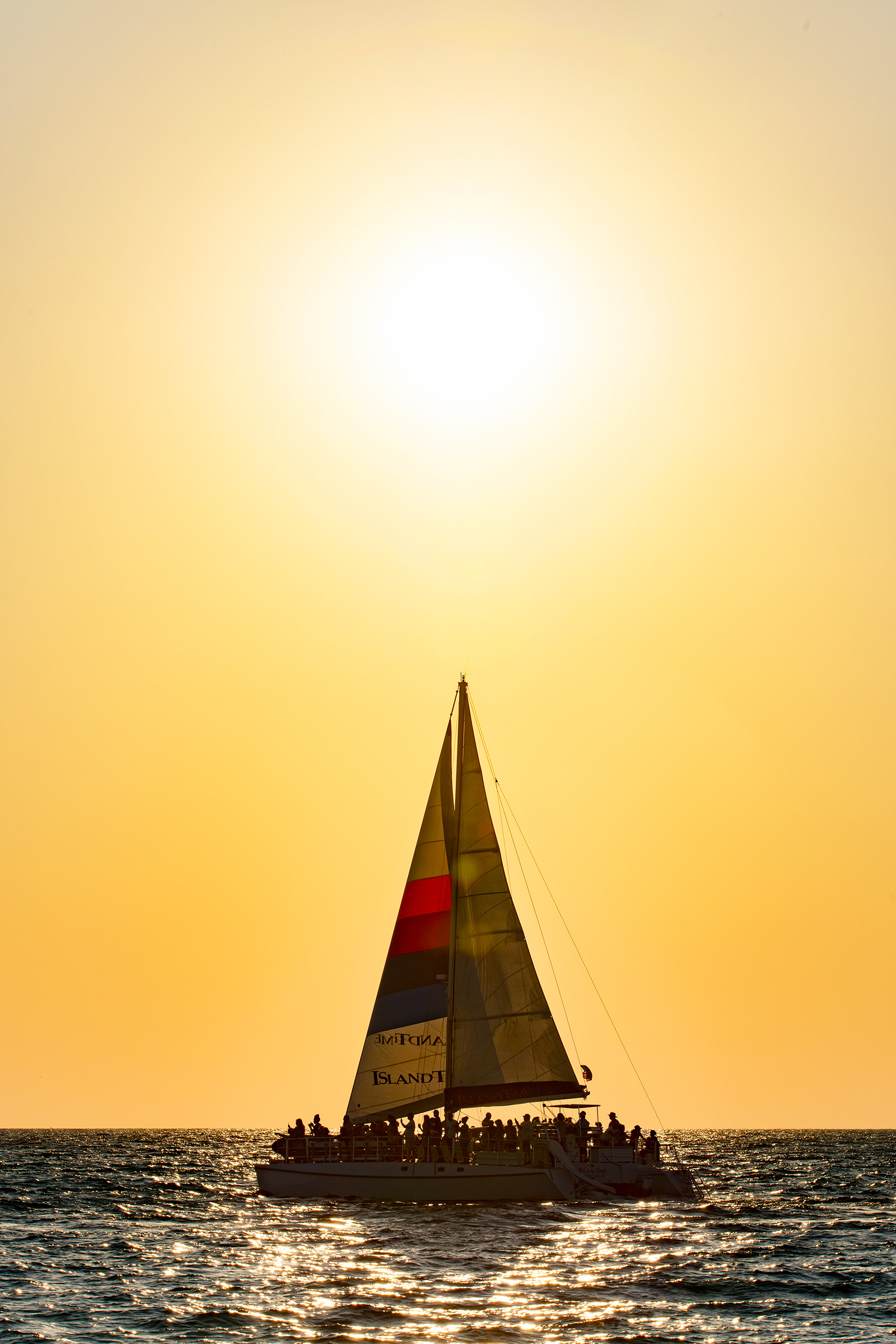 Sunset Sailing on a Party Boat, Panama City Beach, Florida