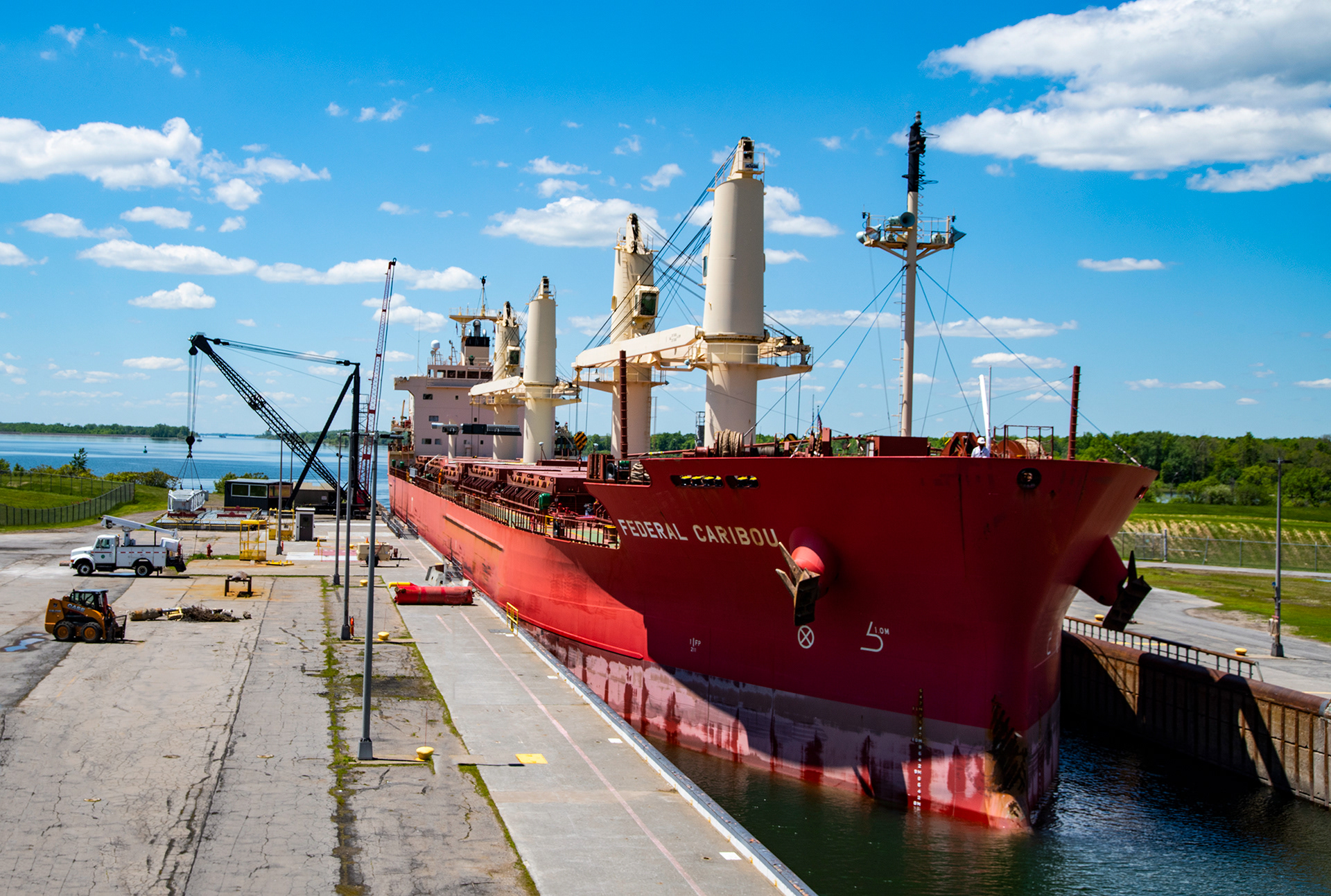 Eisenhower Locks, St. Lawrence Seaway, Messina, New York