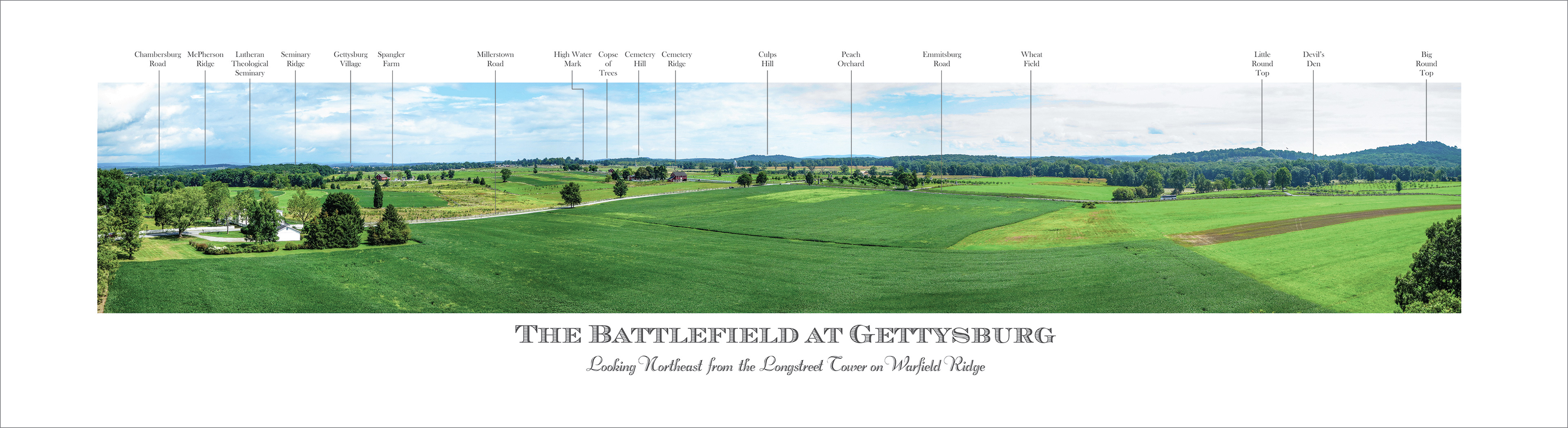 Gettysburg Battlefield Panorama, Pennsylvania