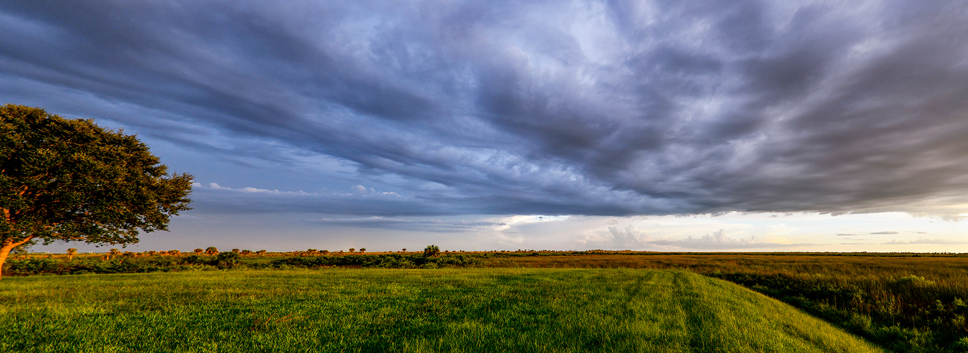 Dusk at the St. Johns River Marsh, Palm Bay, Florida