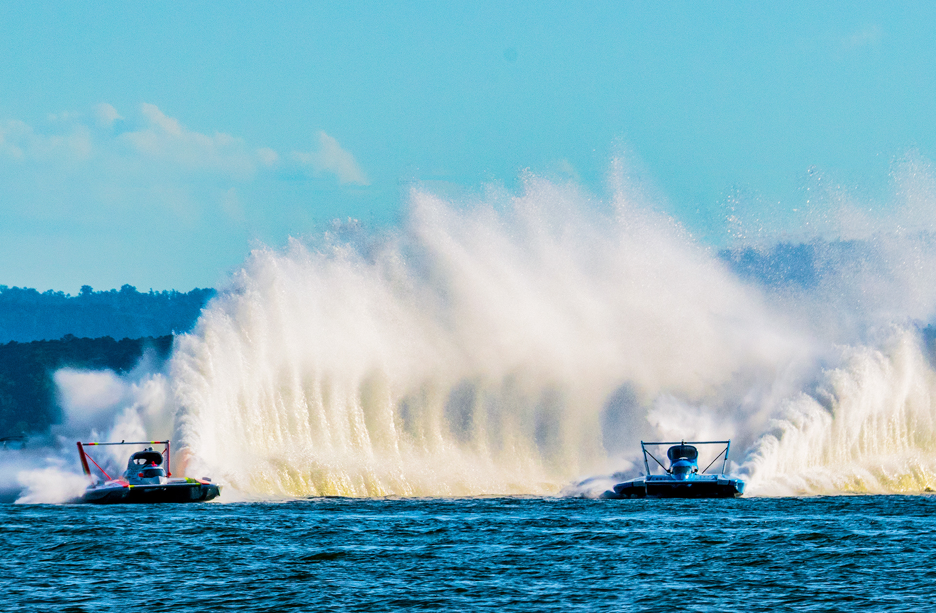 Jet Powered Hydroplane Race Boats, Guntersville, Alabama