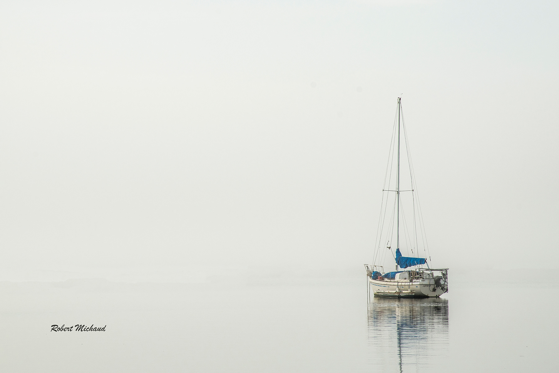 Foggy Morning in the Harbor, Melbourne, Florida
