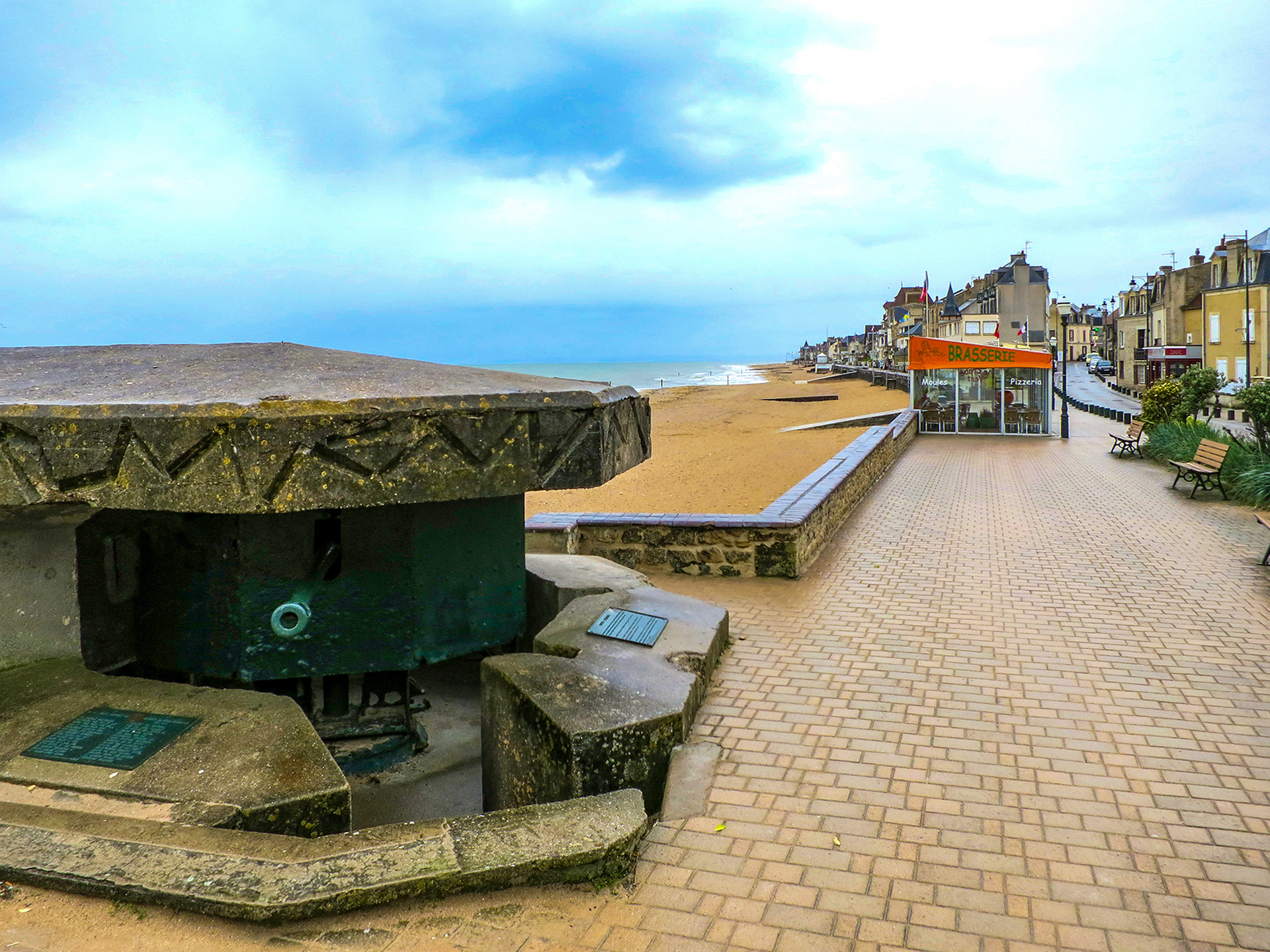 German 55mm Bunker, D-Day Location Juno Beach, St. Aubin sur Mer, Normandy, France