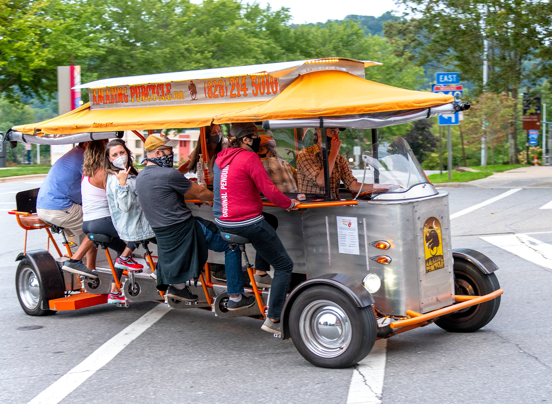 The Amazing Pubcycle, Powered by Patrons, Asheville, North Carolina