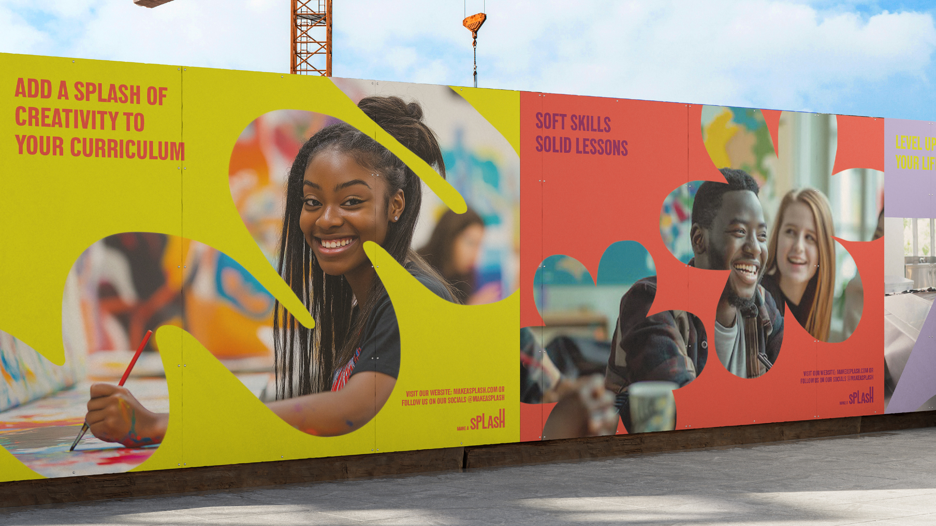 Advertising billboards would be strategically placed in high traffic areas to reach a large and diverse demographic of the public.
