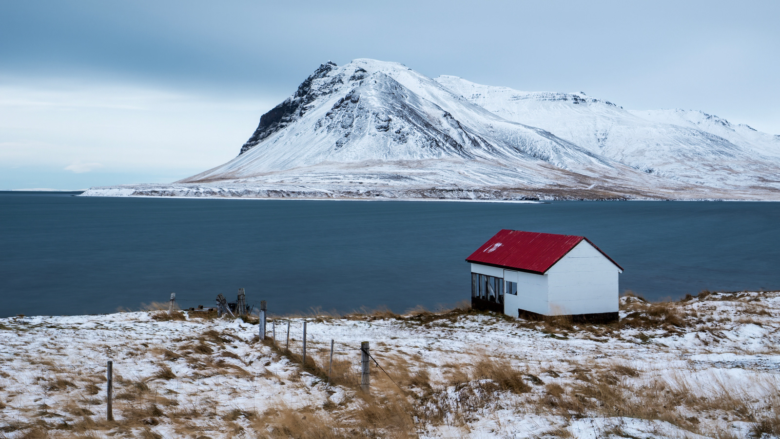 Hut used for drying sharks, Snaefellsnes Peninsula