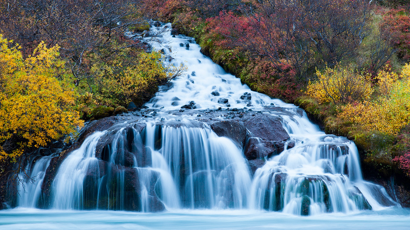 Hraunfossar (Borgarfjörður, western Iceland) 