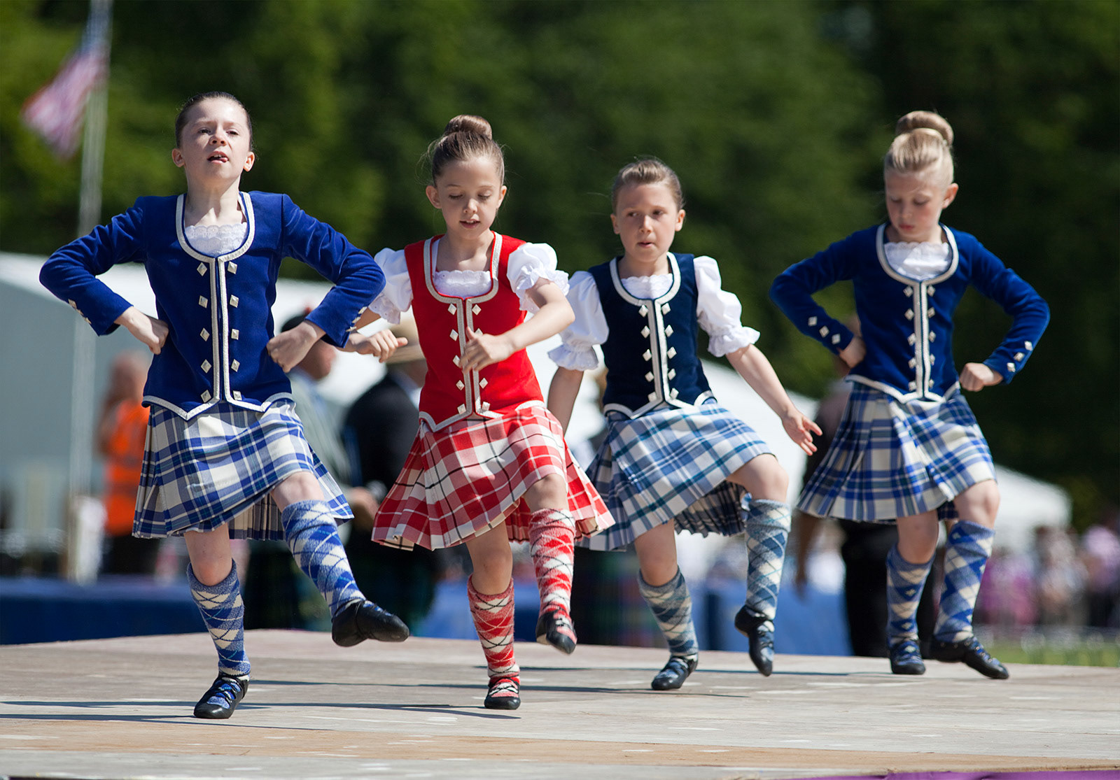 Young Dancers at a Highland Games event