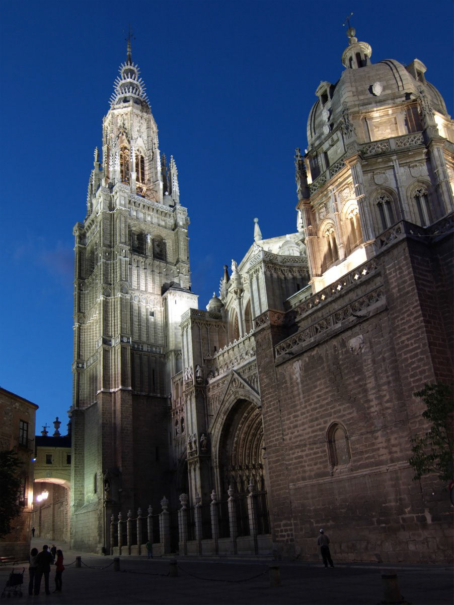 Toledo Cathedral at Night