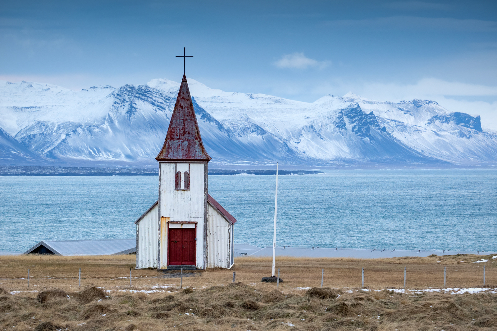 The Lutheran Church of Hellnar (Hellnakirja) on the Snaefellsnes peninsula