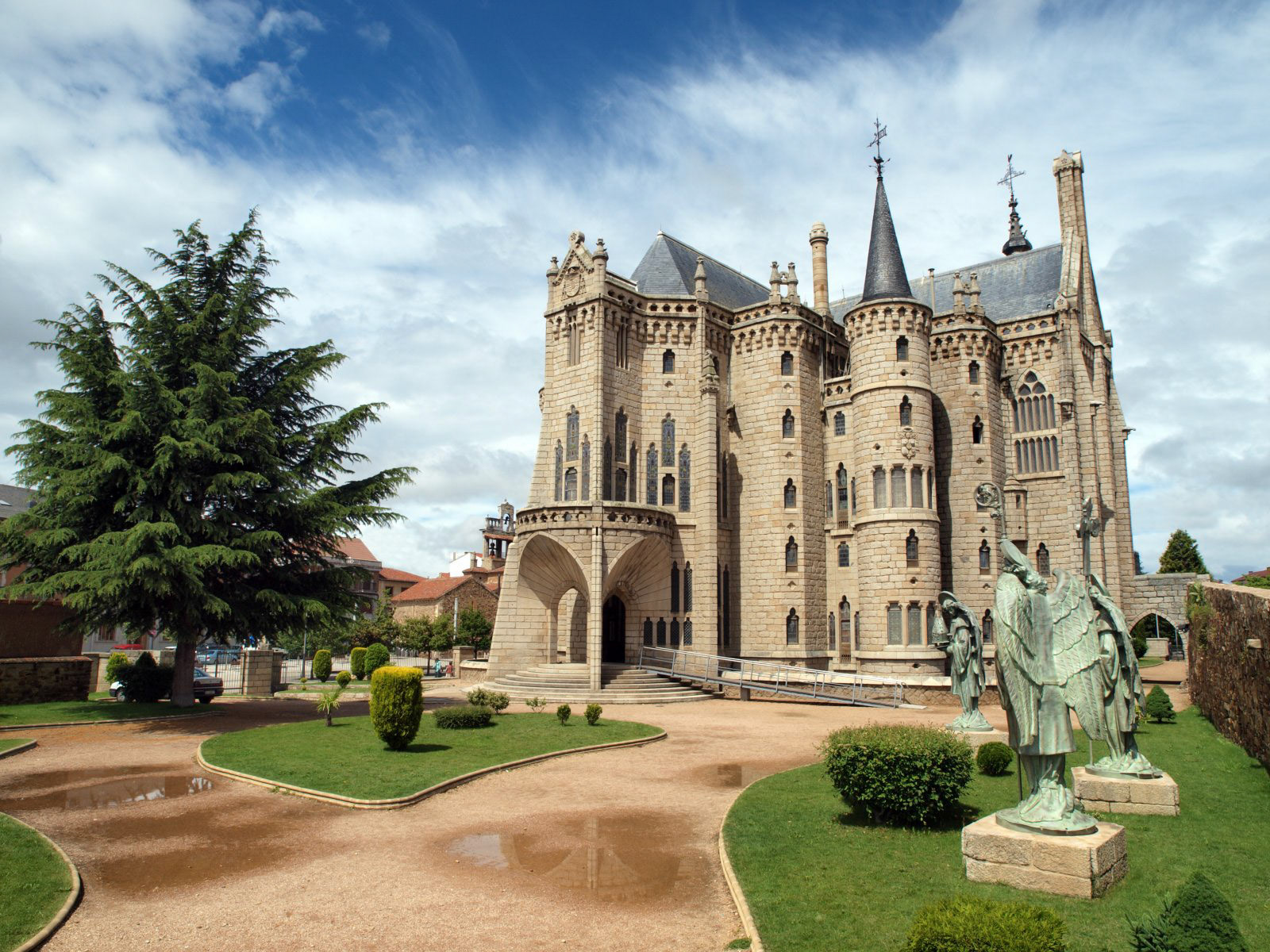 The Episcopal Palace of Astorga, Spain