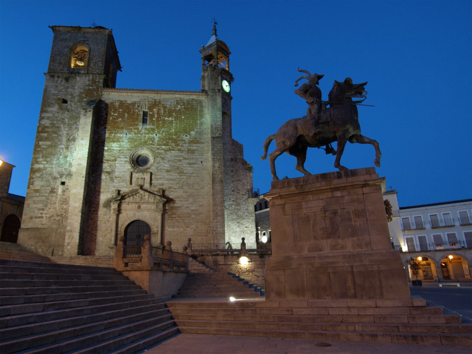 The Plaza Mayor, Trujillo, Spain