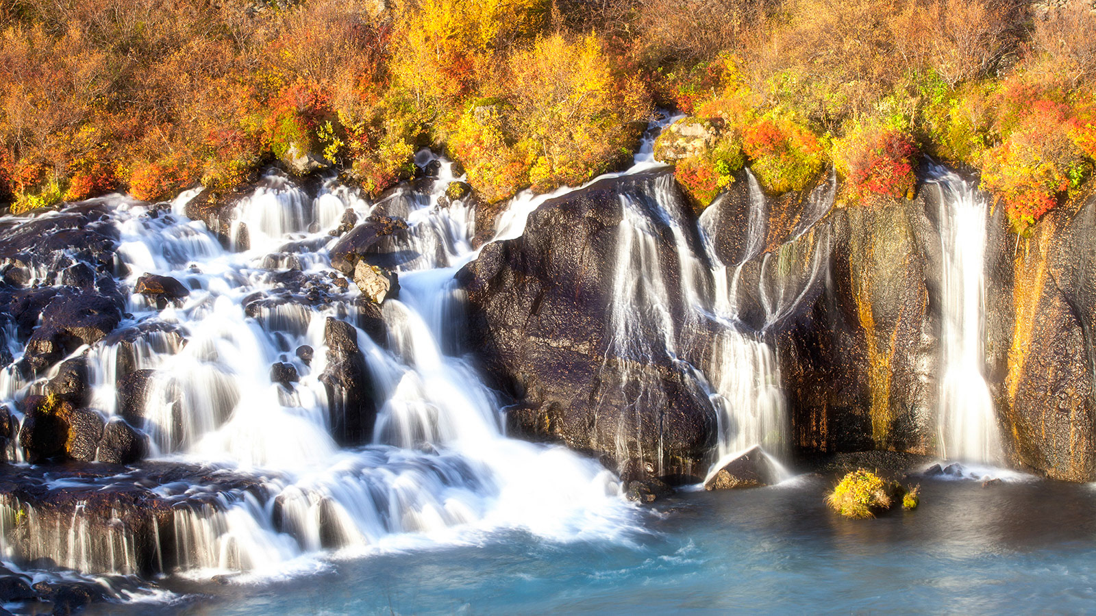 Hraunfossar (Borgarfjörður, western Iceland) 