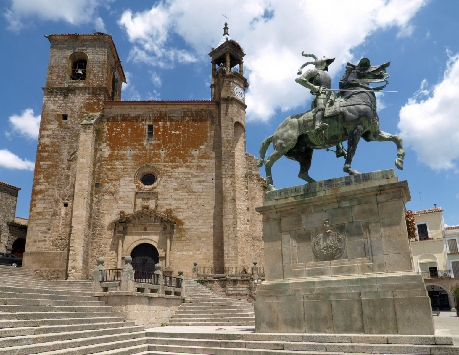 The Plaza Mayor, Trujillo, Spain