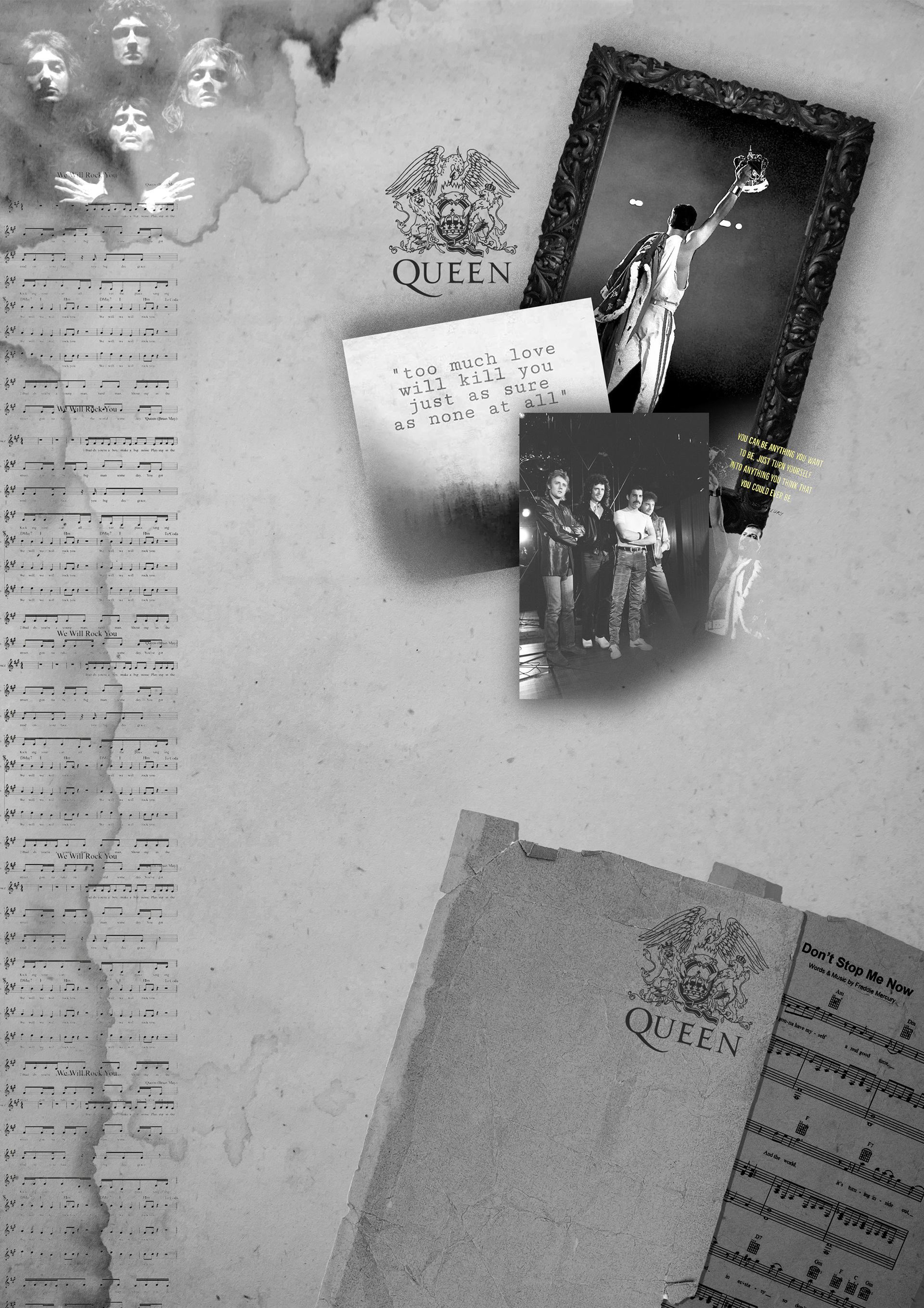Scrapbook Compositie. Gemaakt in Januari 2022. In adobe Photoshop.