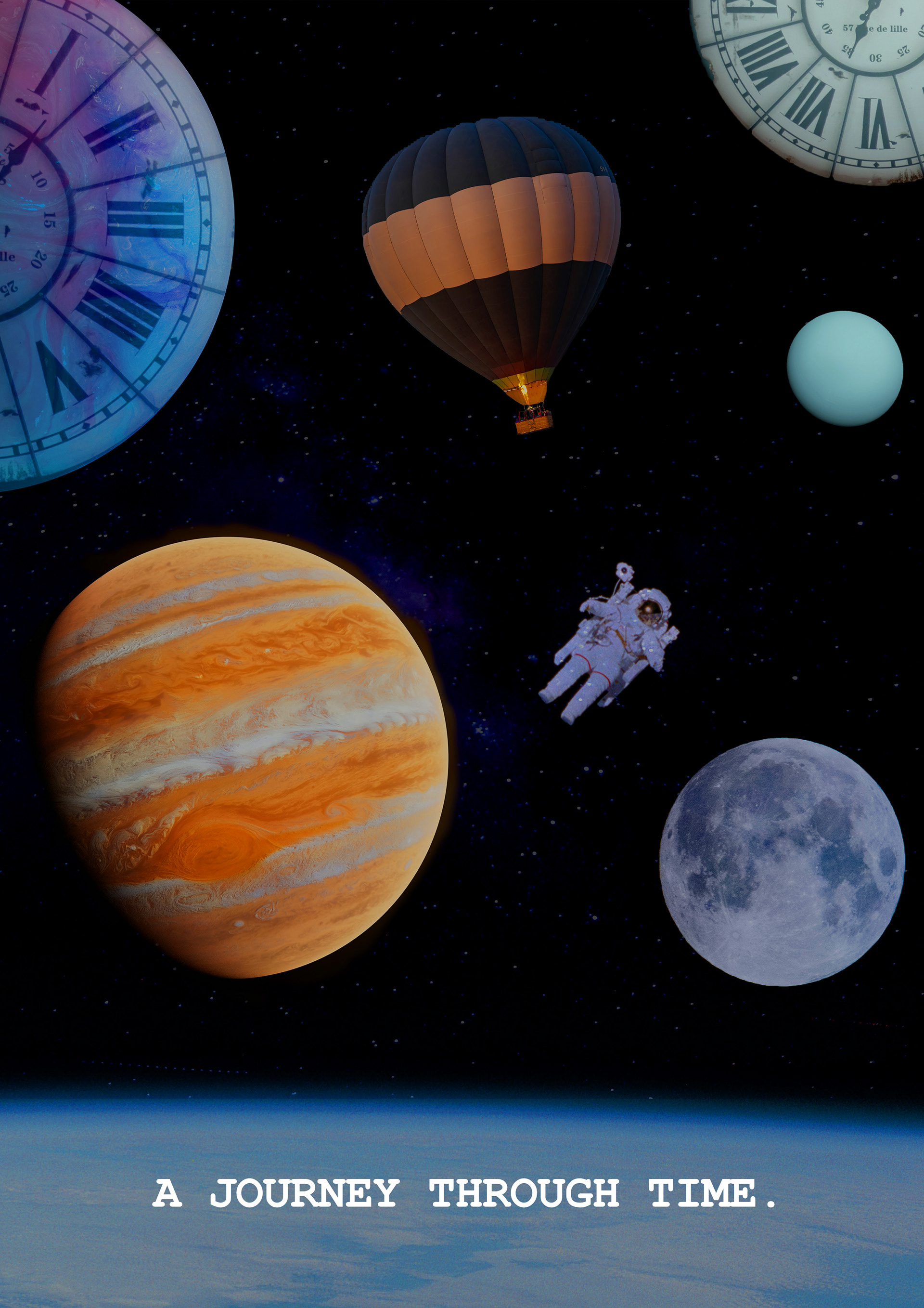 Surrealisme Opdracht, gemaakt Juni 2022 in Adobe Photoshop.