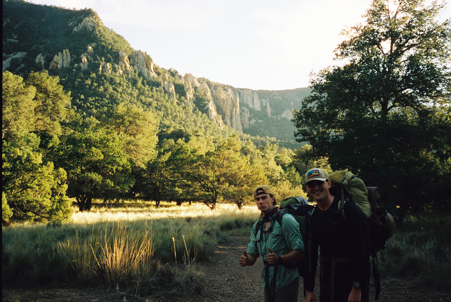 We begin our trek to the East Rim just before sunset after 3 days on the water