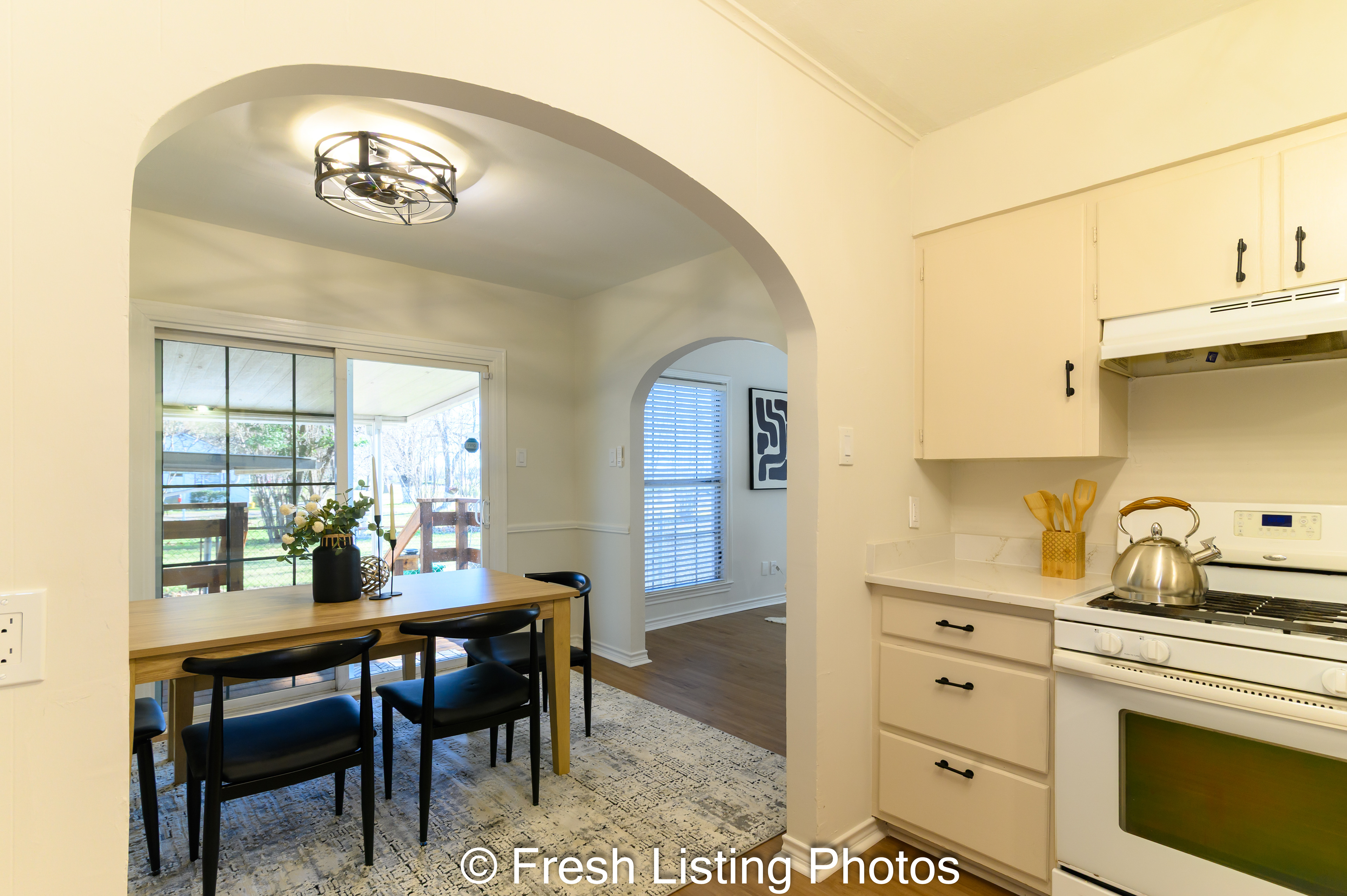 Kitchen and dining room