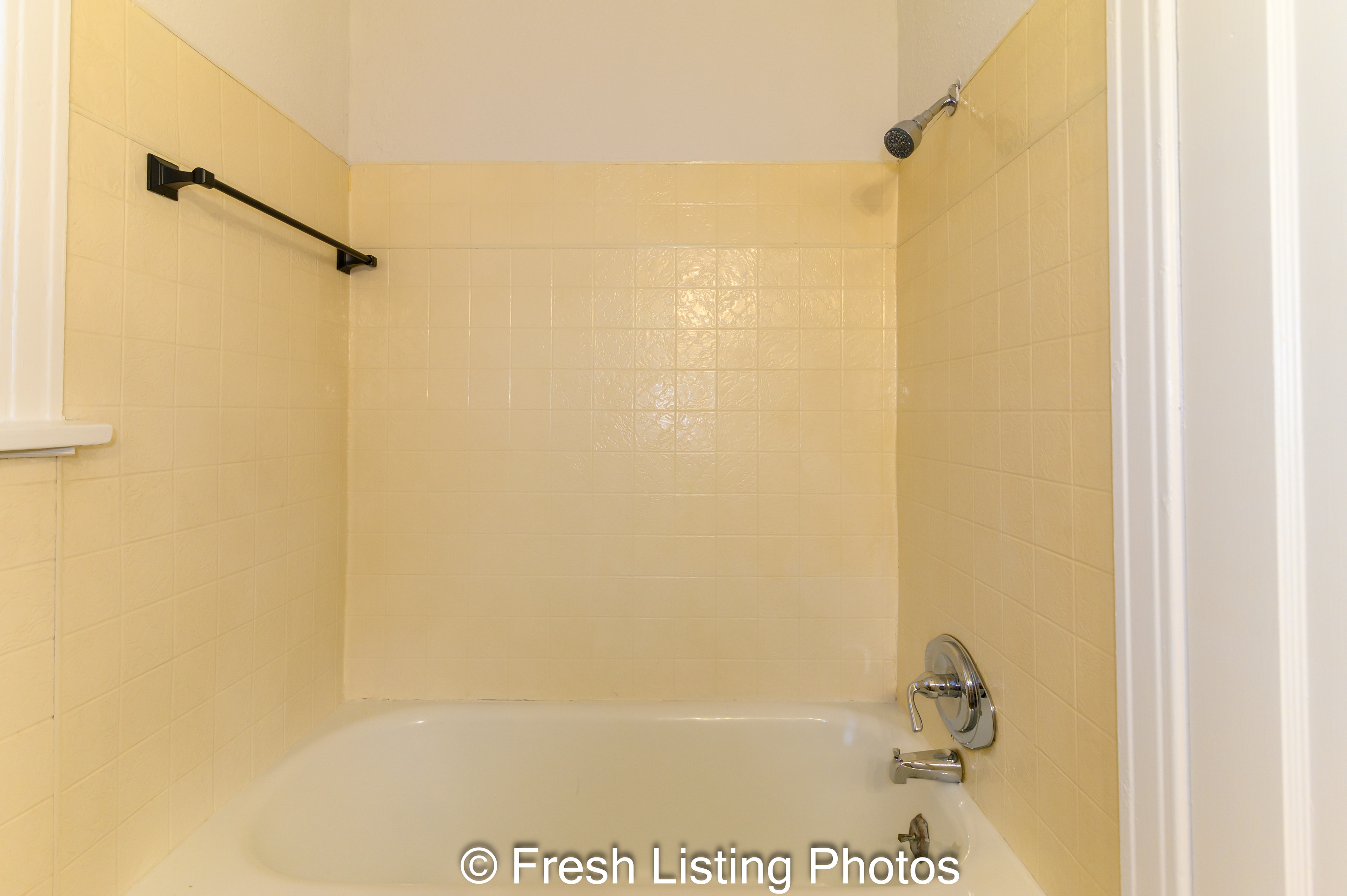 Bathroom with deep tub and shower