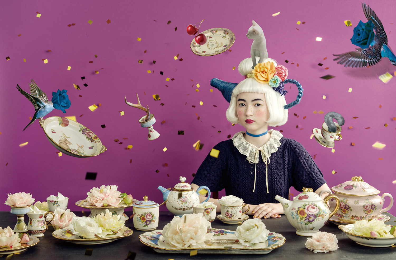 ・ArtDirection & Collage  Q-ta   ・HairMake   Fusae