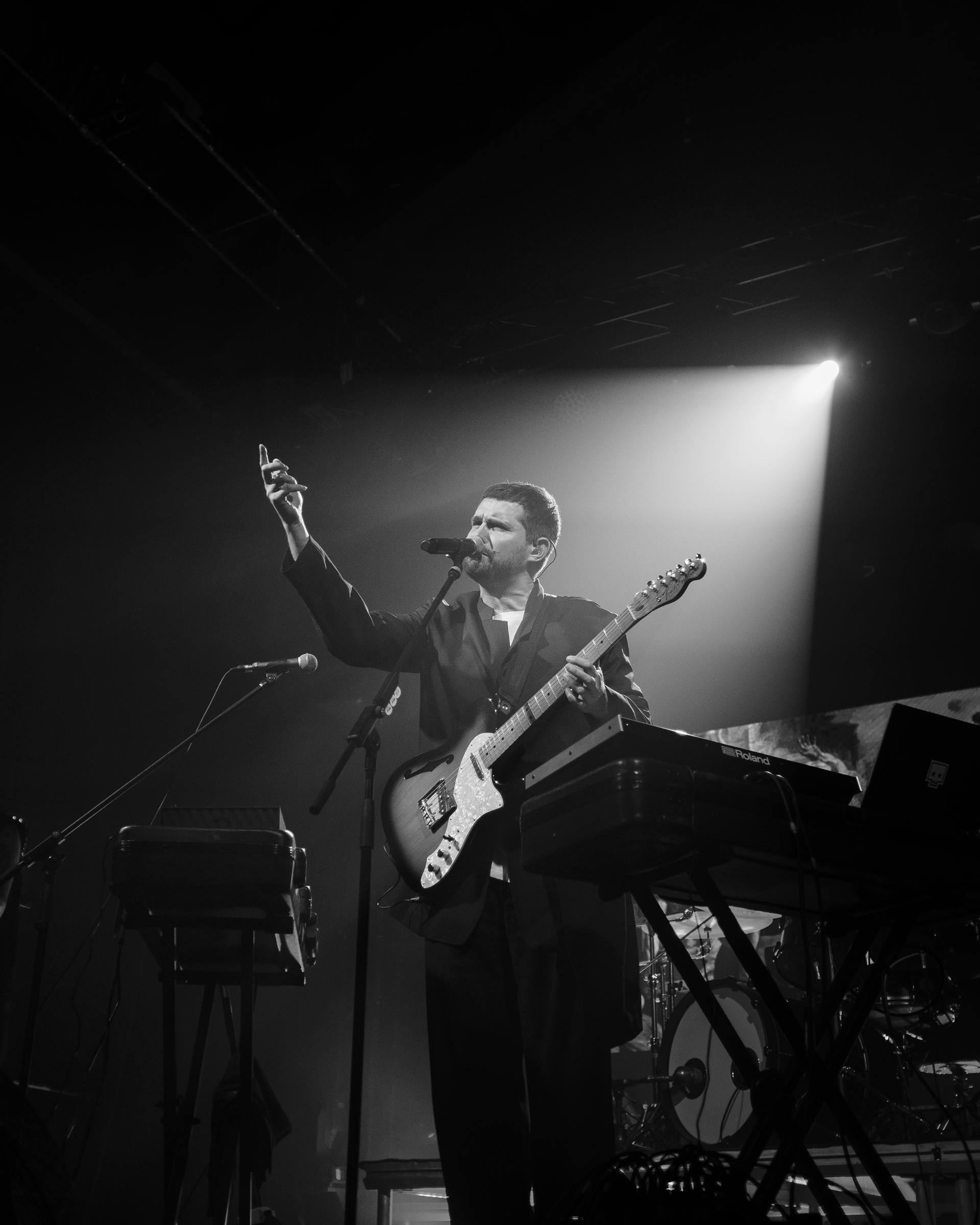 Noize MC на сцене клуба A2 во Вроцлаве, фотоотчет 2025.