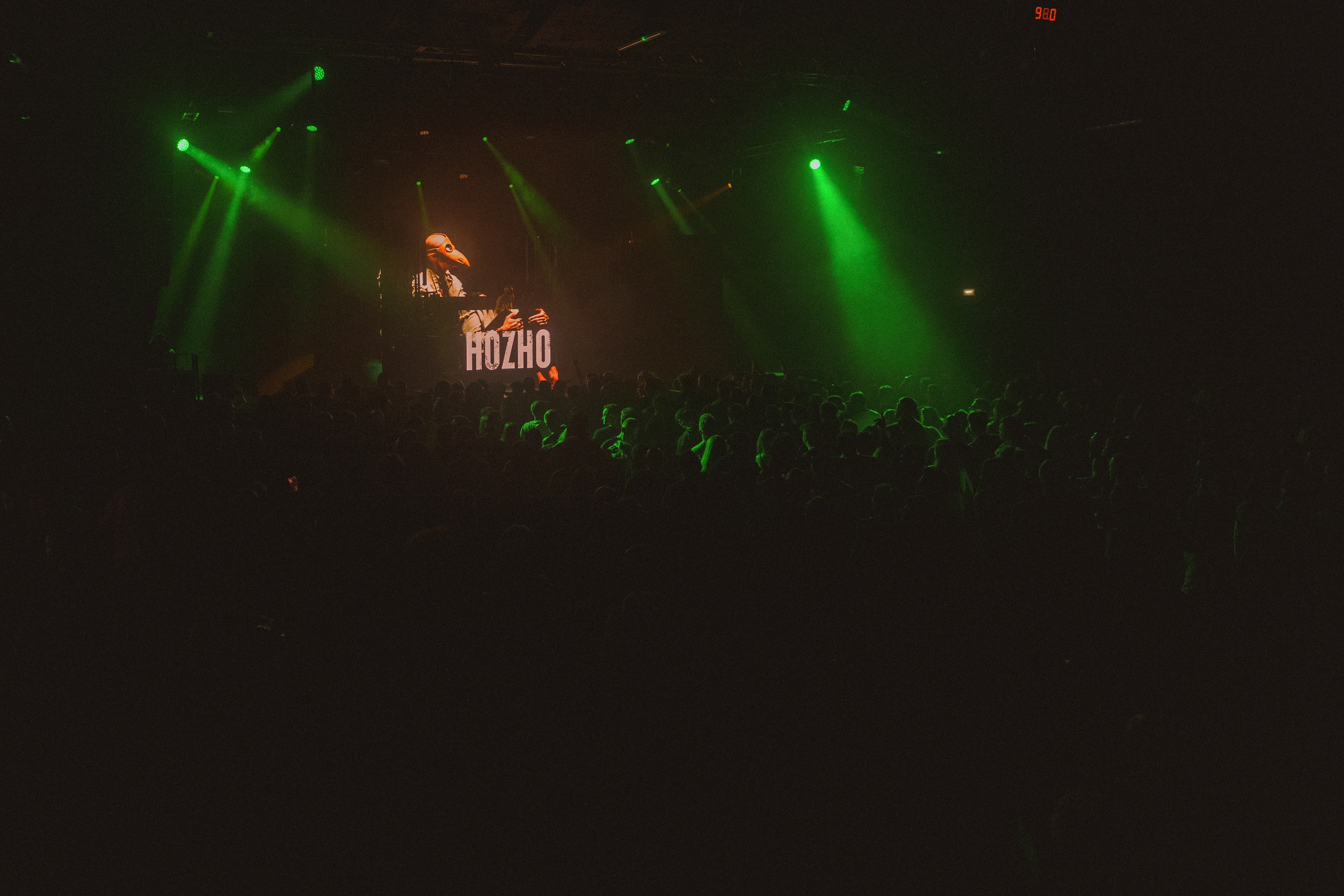 Световое шоу на концерте Hozho в Польше, фотоотчет.