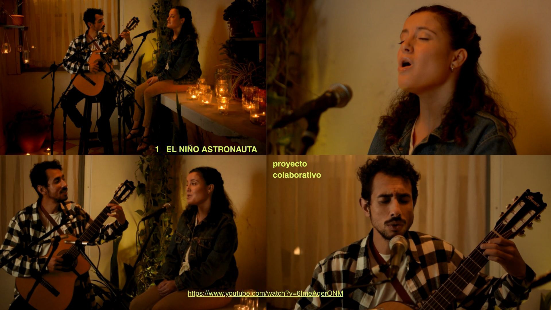 direccion de arte de un audiovisual musical acústico