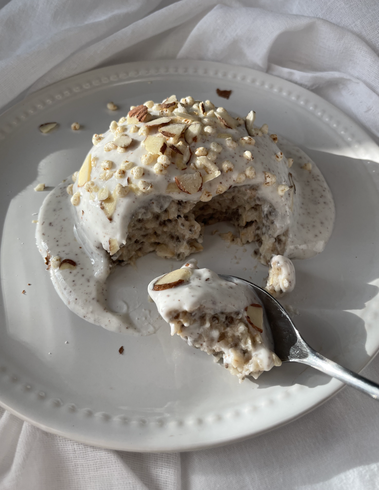 Viral on Instagram Reels, chilled oats recipe.