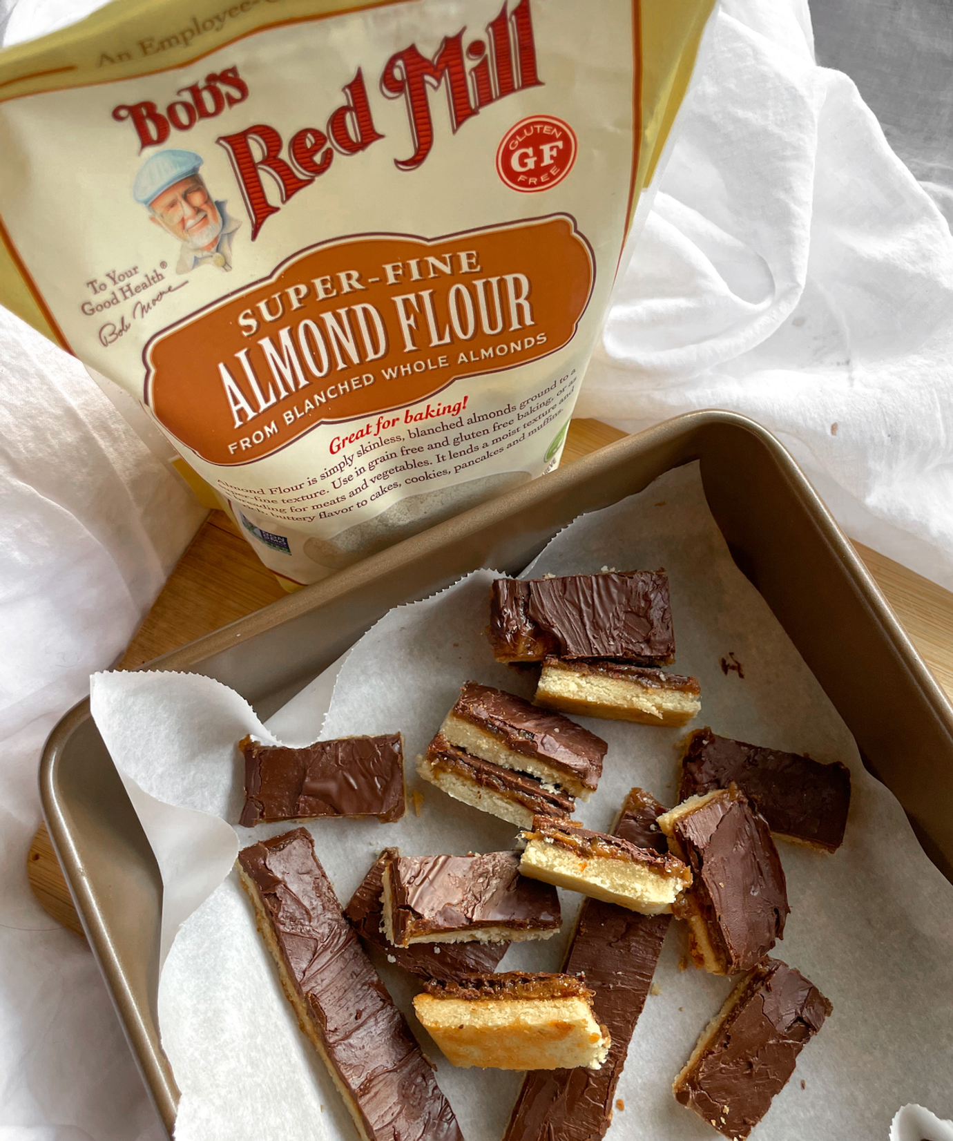 Bob's Red Mill, Twix bars.