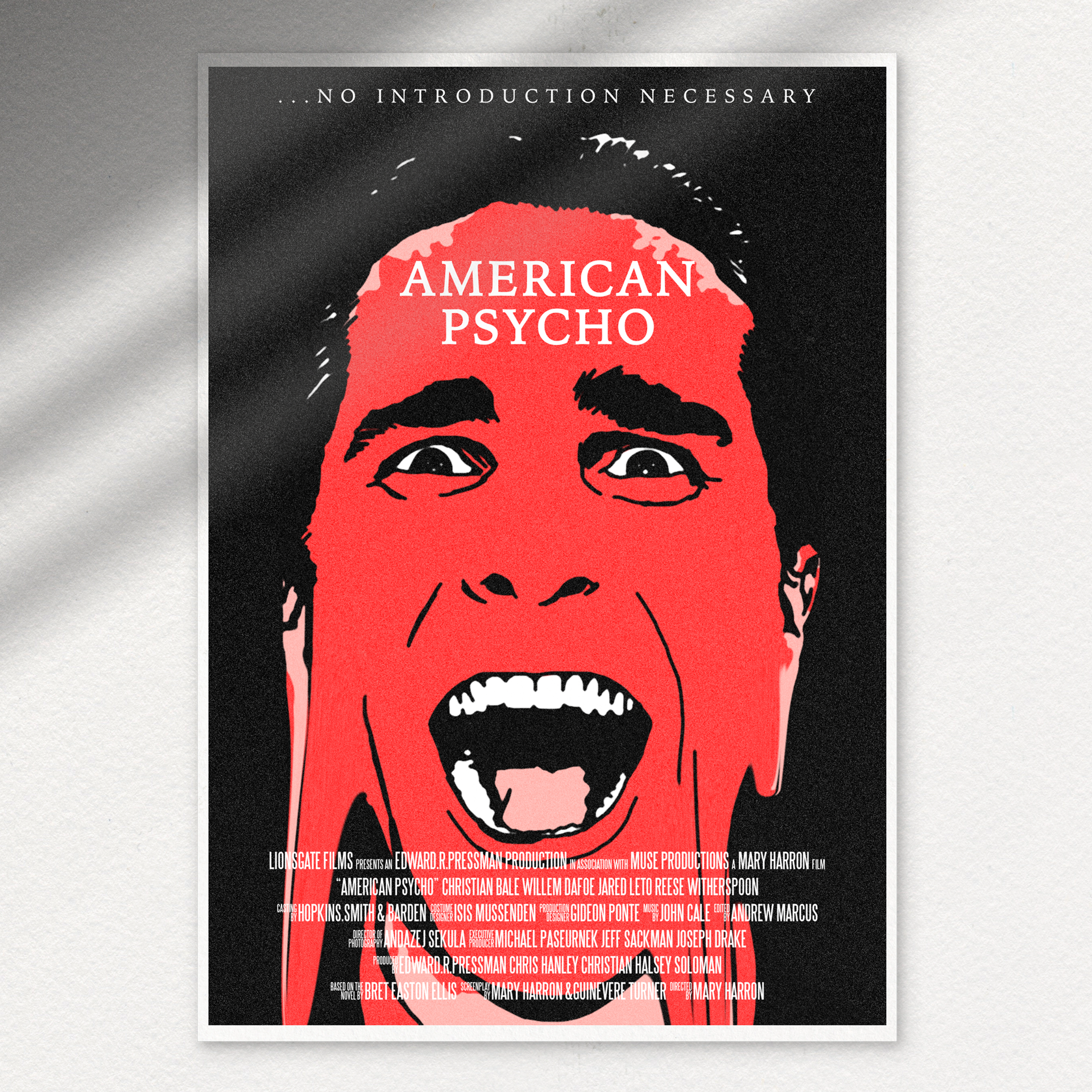 "AMERICAN PSYCHO" - Poster