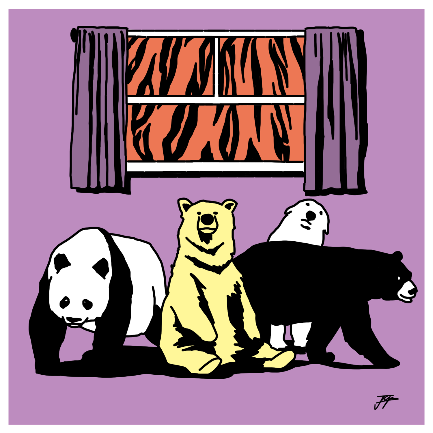 Bears in the Big Purple House