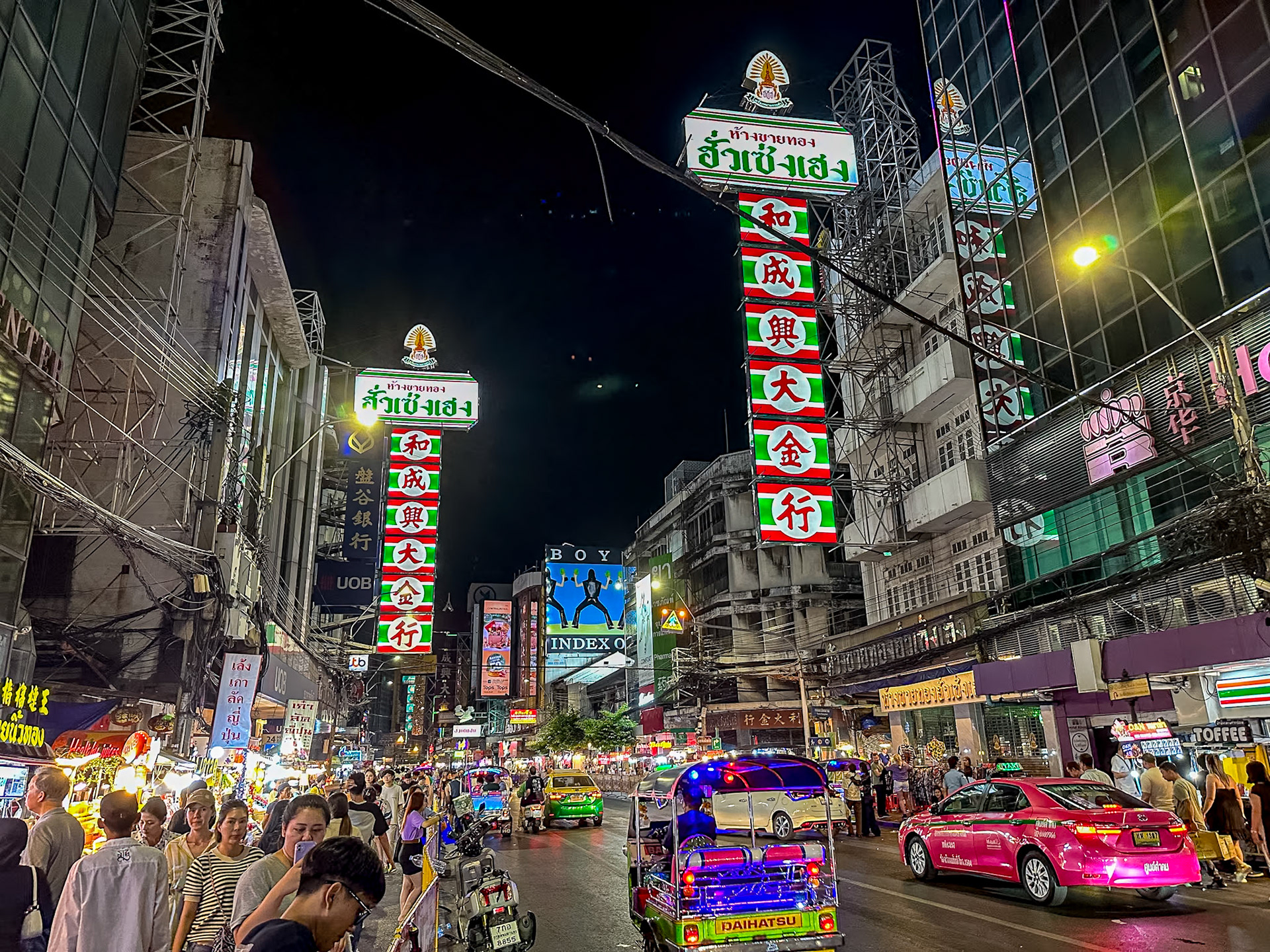 Chinatown at Night - Bangkok, Thailand